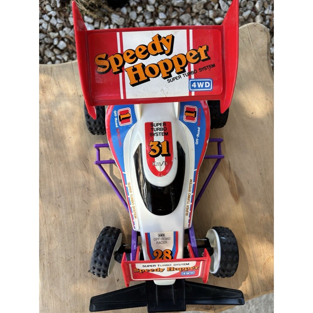 Speedy Hopper Super Turbo 4WD Off-Road Racer RC Buggy Red White Purple #28
